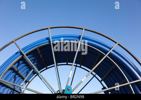 Grande rotolo di grande PVC Tubo acqua Foto Stock