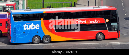 Autobus di Oxford tube Foto Stock