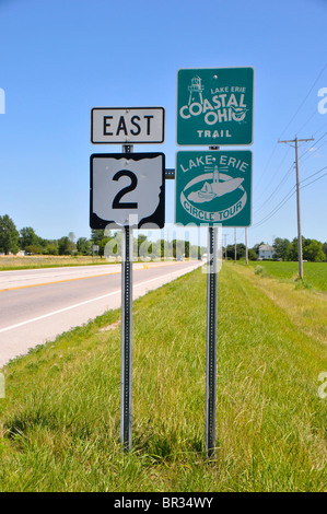 Il lago Erie Coastal Ohio Trail Circle Tour vicino a Sandusky Foto Stock