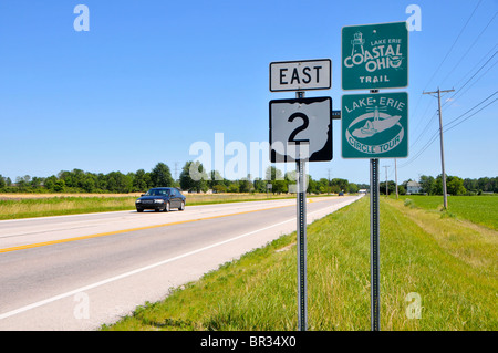 Il lago Erie Coastal Ohio Trail Circle Tour vicino a Sandusky Foto Stock