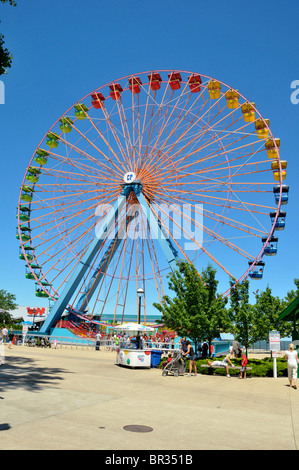 Ruota Gigante Ride Parco Divertimenti Cedar Point Sandusky Ohio Foto Stock