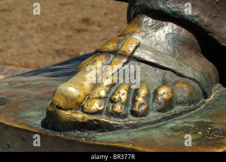 Grgur Ninski statua 05 Foto Stock