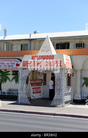 Hollywood di Matrimonio in Cappella di Las Vegas Nevada Foto Stock