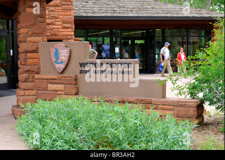 Visitor Center Mount Zion National Park nello Utah Foto Stock