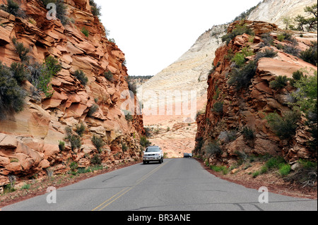 Sion Mt Carmel Highway Mount Zion National Park nello Utah Foto Stock