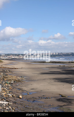 Kirkcaldy lungomare e la spiaggia fife scozia settembre 2010 Foto Stock