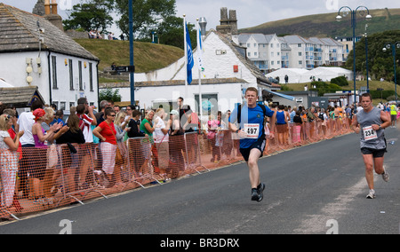 La dirittura di Swanage mezza maratona Foto Stock