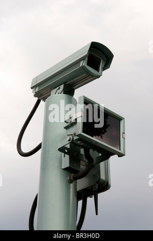 Dettaglio della televisione a circuito chiuso telecamera TVCC Foto Stock