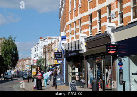 West End Lane a West Hampstead, Londra, Inghilterra Foto Stock