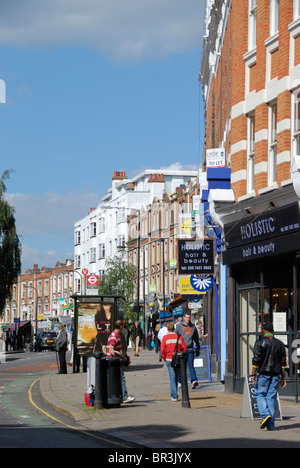 West End Lane a West Hampstead, Londra, Inghilterra Foto Stock