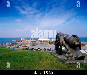 Wexford, Co Wexford, Irlanda, porto di Rosslare Foto Stock