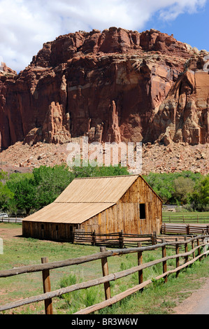 Gifford storica zona Fattoria Capitol Reef National Park nello Utah Foto Stock