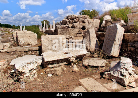 La Turchia lato rovine Agora Foto Stock