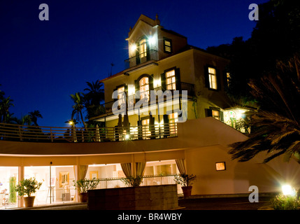 Quinta do Estreito, restaurato di quinta hotel di Madeira che presenta un'architettura originale e moderna infrastruttura. Foto Stock