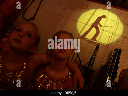 I bambini Circus del Perù Indiana USA Foto Stock