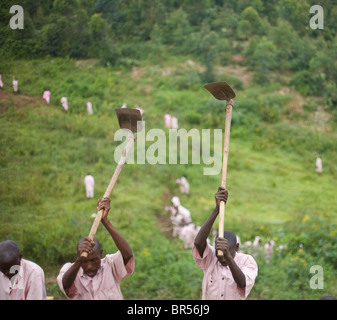 Il Rwanda nelle carceri di memorizzare migliaia di sospetti genocidaires. Foto Stock