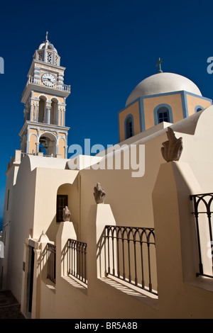La chiesa principale di Santorini Foto Stock