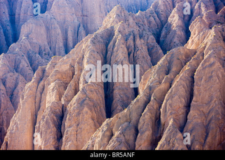 Pilastri nella valle Aoyitage, altopiano del Pamir, Xinjiang, Cina Foto Stock