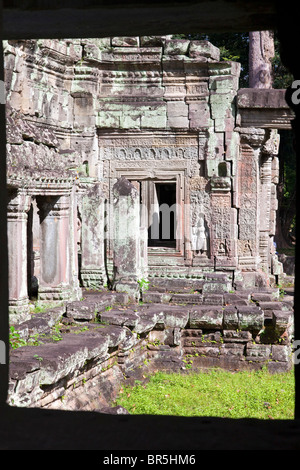 Preah Khan, Angkor, Siem Reap, Cambogia Foto Stock