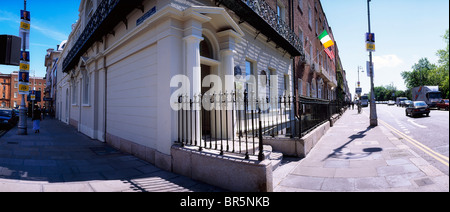La città di Dublino, Co Dublin, Irlanda, Merrion Square, American College Foto Stock