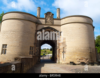 La Guardiola Medievale al Castello di NOTTINGHAM, NOTTINGHAMSHIRE REGNO UNITO Inghilterra Foto Stock