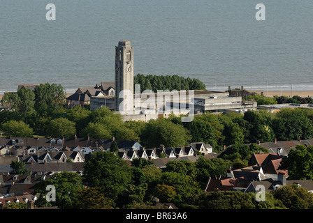 La Guildhall, Swansea, gli uffici del consiglio e la sede dei concerti (la Brangwyn Hall), Galles, Regno Unito Foto Stock