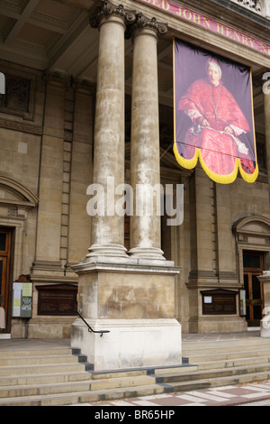 Ingresso al Brompton oratorio, South Kensington, London, Regno Unito Foto Stock