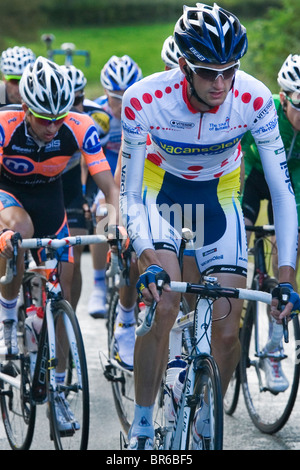 Tour della Gran Bretagna cycle race, stadio 2, Stoke-on-Trent, passando attraverso il Peak District. Foto Stock