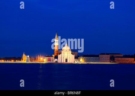 Isola di San Giorgio Maggiore a Venezia, Italia Foto Stock