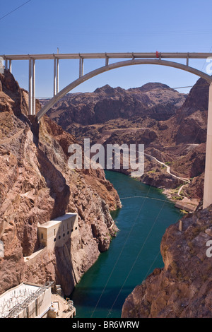 Hoover Dam bypass - Mike O'Callaghan - Pat Tillman Memorial Bridge Foto Stock