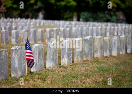 Antietam Cimitero Nazionale di Antietam, campi di battaglia della Guerra Civile, Virginia, Stati Uniti d'America Foto Stock