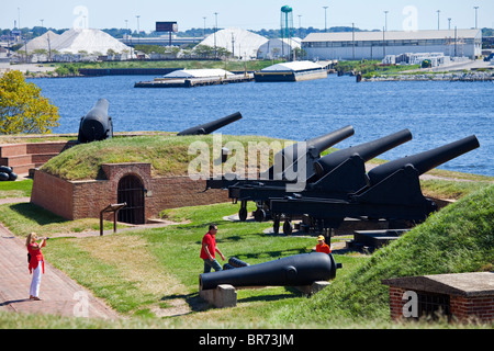 Fort McHenry, Balitmore, MD Foto Stock