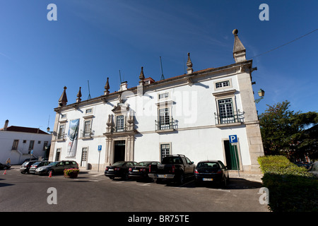 Municipio di Santarém nella ex Eugenio Silva Palace, un secolo XVII Manor-House ("solare" in portoghese). Il Portogallo. Foto Stock
