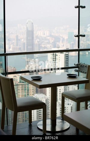 Un punto di vista spettacolare da Isola di Hong Kong Foto Stock