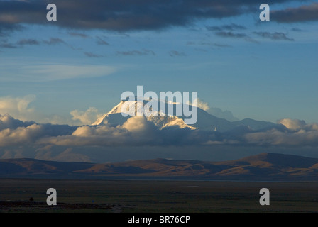 Montare Gurla Mandhata Tibet. Foto Stock