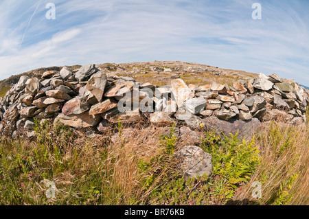 Storico di pareti in pietra, griglie Cove pareti di roccia National Historic Site, griglie Cove, Terranova, Canada; costruito 1700s-1900s Foto Stock