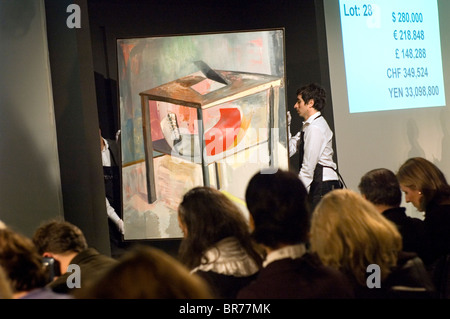 Autunno 2006 Contemporary Art Auction Phillips NYC Foto Stock