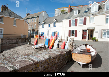 Cornish Village di Cawsand Foto Stock