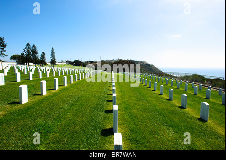 Fort Rosecrans Cimitero Militare, San Diego, California Foto Stock