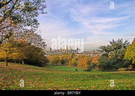 Vista di Greenwich Foto Stock