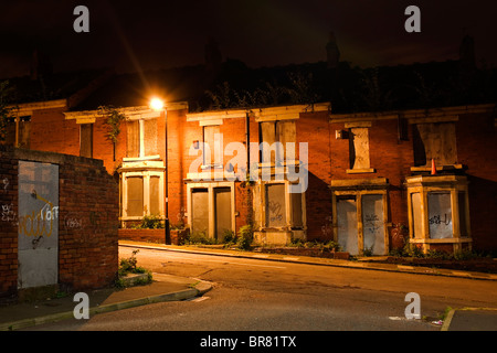 Benwell Dene terrazza nel West End, Newcastle upon Tyne. Foto Stock