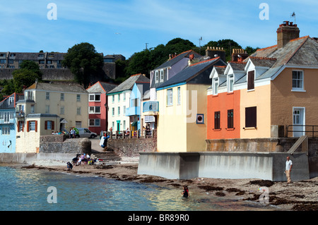 Lungomare proprietà a kingsand in cornwall, Regno Unito Foto Stock