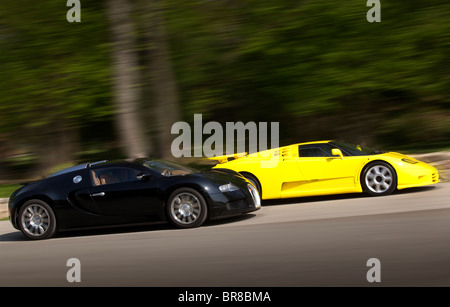 Bugatti Veyron / Bugatti EB110 Foto Stock