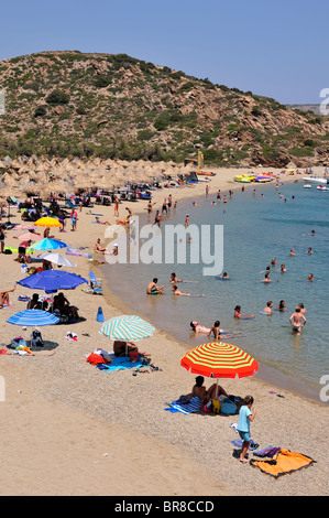 Vai beach, Lassithi, Creta, Grecia Foto Stock