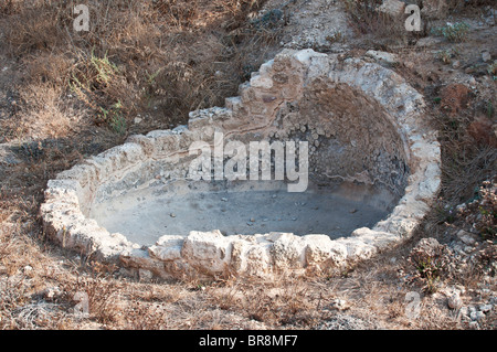 Fornace di calce in ottoman Apollonia Israele Foto Stock