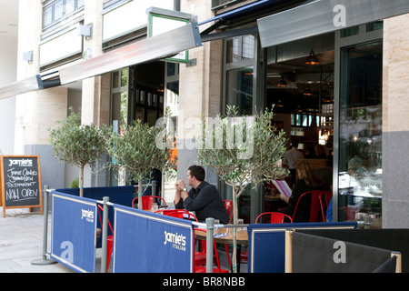 Jamie Oliver è di nuovo ristorante italiano a Covent Garden, Londra Foto Stock