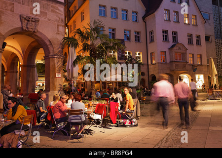 Hans in Fortuna fontana, città vecchia, Stoccarda, Baden-Württemberg, Germania Foto Stock