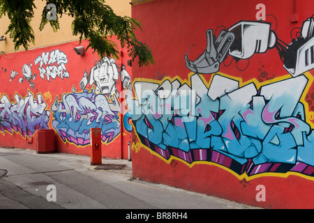 I graffiti sulla parete in Pisa, Italia Foto Stock