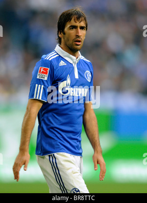 Raul, FC Schalke 04, Bundesliga tedesca. Foto Stock