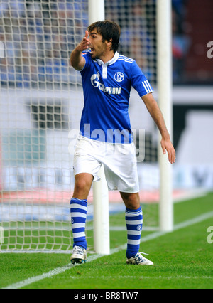 Raul, FC Schalke 04, Bundesliga tedesca. Foto Stock